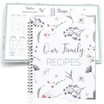 Book To Write In Your Own Recipes - Family Large, Floral. Fixed Price $30.15.