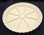 Chantal Ceramic Pan Round 11" Makes Eight 4" Scones Oven Microwave New. Fixed Price $18.99.