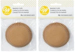 Wilton Unbleached Paper Baking Cups 75 Pack, Cupcake Muffin Liners (2-PACK). Fixed Price $11.65.