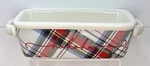Mud Pie Ho Tartan Mini Loaf Baking Dish Plaid Christmas Bakeware 6X3 Nwot. Fixed Price $10.79.
