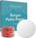 Aegwynn Hamburger Patty Round 4.5 Inch 300 Pcs, Parchment Papers. Fixed Price $11.59.