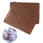 Akingshop Silicone Macaron Baking Mats, 2 Non-stick 48 Capacity, Black. Fixed Price $21.31.