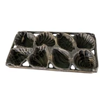 John Wright Cast Iron Seashell Baking Mold Pan 1989 Vintage Usa Cornbread Rolls. Fixed Price $19.95.