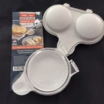 Nordic Ware 3 1 Breakfast 2 Pc Set Poached Egg Container For Microwave Cooker. Fixed Price $10.95.