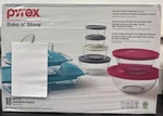 Pyrex Bake 'n Store 18-PC. Glass Food Storage Set Essentials Easy Grab. Fixed Price $54.99.