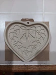 Vintage Pampered Chef Winter Wreath Stoneware Cookie Mold Christmas 2003. Fixed Price $7.99.