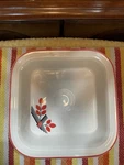 Fiesta Ftcco Deco Leaves Square Baker Linen First Quality Not Seconds Pristine. Fixed Price $449.99.