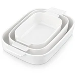 Casserole Dishes For Oven, Porcelain Baking Set Of 3, Durable. Fixed Price $68.99.