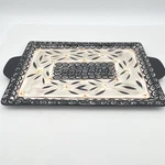 Temptations Tara Old World Black Serving Tray 10 X 13. Fixed Price $29.95.
