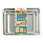Nordic Ware Naturals 3-PIECE Aluminum Baking Sheet Set. Fixed Price $49.99.