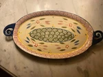 Temp-tations Presentable Ovenware By Tara Oval Platter PPP-HF-735533 Multicolor. Fixed Price $11.50.