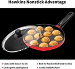 Hawkins Nonstick Appe Pan With Glass LID;12 CUPS;22 Cm (NAPE22G)-PNY. Fixed Price $70.51.