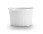 Pillivuyt, French Deep Pleated Porcelain Ramekin, 4 Oz Imported, New. Fixed Price $18.00.