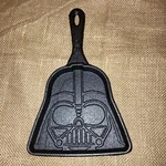 X2 - Disney Star Wars Holiday Darth Vader Cast Iron Baking Skillet Decor. Fixed Price $17.99.