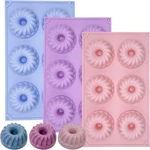 Lgquk Jello Molds 3PCS Silicone Fluted Tube Cake Pans, 6-CAVITY Non Stick. Fixed Price $16.79.