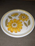 Mikasa Ceramic Dinner Plate Light 'n Lively 10.75" New Replacement 1970'S. Fixed Price $29.95.