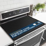 Thick Black Silicone Stove Top Protector Mat For Glass Electric Range 28X20. Fixed Price $21.98.