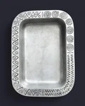 New Wilton Armetale Reggae Baking Dish Rectangular 10X14 Holds 2-QUART Pyrex. Fixed Price $40.00.
