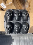 Skull Cake Pan/ Ice Cube Silicone Mold - 6 Cavities Large Size, 4.5 X2.5 New. Fixed Price $5.00.