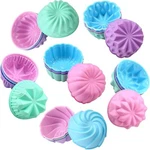 24PK Silicone Cupcake Baking Cups, Food Grade Non-stick Muffin Liners. Fixed Price $19.72.