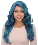 Glamorous Long Blue Style Wig Stage/event Fancy Halloween HW-1108A. Fixed Price $35.48.