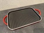 Nordic Wear Grilled Pan Red Bottom (14X10 About) - Used Great Condition. Fixed Price $21.98.