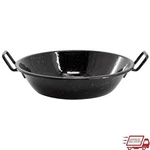 Enameled Steel Paella Pan Nonstick Cookware Easy Clean Rust Resistant Chef Tool. Fixed Price $30.47.