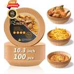 Liners For Chefman 8QT, ROUND-10.3INCH, Brown. Fixed Price $26.99.