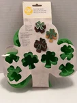 Wilton Bite Size Treat Shamrock Green 8 Silicone 2019 New St Patrick. Fixed Price $19.99.