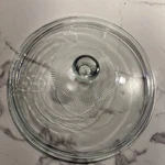 Pyrex 624C-A Original Ribbed Glass Lid For Round Casserole, 2QT Dish Vintage. Fixed Price $9.00.