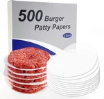 Burger Patty Paper Round 5.5 Set Of 500PCS Non Stick Inch, Red. Fixed Price $24.99.