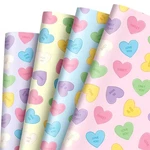 Jarthenaamcs 12 Sheet Valentines Day Wrapping Paper Candy Heart Gift Pap.... Fixed Price $18.39.