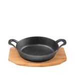 Pyrolux Pyrocast Round Gratin With Maple Tray 15.5CM. Fixed Price $70.96.