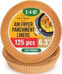 6.3 Small Round Liners, 2-4 Qt Paper 125PCS Dispos. Fixed Price $18.80.