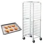 20 Sheet Commercial Bun Pan Kitchen Aluminum Baking Racks Brake Wheel. Fixed Price $178.90.