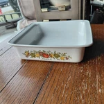 Corningware P-322 Square Casserole Dish Vegetable Pattern Microwave Oven-safe. Fixed Price $19.99.