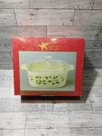 Season Of Wonder 1.5 Qt. Covered Casserole Holiday / Christmas Holly Yuletide. Fixed Price $19.99.