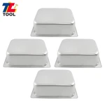 Set Of 1/2 Size Steam Pans 4" Deep, Anti-jam Food Service Trays. Fixed Price $29.00.