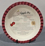 Martha Stewart Deep Dish Apple Pie Recipe Pan For Macy's 10". Fixed Price $35.50.