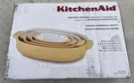 New Kitchenaid KBLR04NSBF Nesting Oval Ceramic 4-PIECE Bakeware Set Buttercup. Fixed Price $44.00.