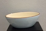 Creative Co-op Chocolate Skies Stoneware Baker Oval Dish Light Blue Terracotta. Fixed Price $11.99.