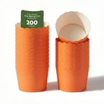 Restaurantware Baking Cups 200 Pack 3.38 Oz Paper Cupcake Liners Greaseproof. Fixed Price $53.59.