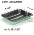 Monfish Turkey Roasting Pan For Oven, Large Lasagna/cake 16"X14" Carbon Steel. Fixed Price $21.99.