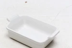 Le Creuset Stoneware Heritage Rectangular Dish 19 Cm 1.1 Qt Meringue. Fixed Price $55.00.