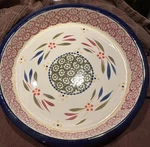 Temp-tations Old World Confetti Pie Baker Quiche Dish 9" Dia. Scalloped 964399. Fixed Price $22.00.