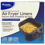 Reynolds Air Fryer Liners 9X9 Non-stick Parchment Paper 150 Count Disposable. Fixed Price $11.89.