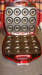 Vonshef 12 Mini Doughnut Maker Donut Machine For Kid-friendly Breakfast/snacks. Fixed Price $69.95.