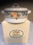 Mikasa Garden Harvest Soup Tureen Serving Bowl Casserole Intaglio CAC29 New. Fixed Price $59.95.