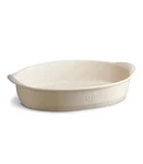 Emile Henry Medium Oval Baking Dish. Fixed Price $68.00.