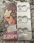 1996 Wilton Easter Bunny Rice Crispy Treat Cookie Stick Pan #2105-8106 New. Fixed Price $8.95.